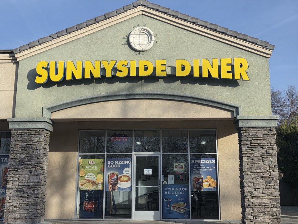 Sunnyside Diner storefront in Fresno.