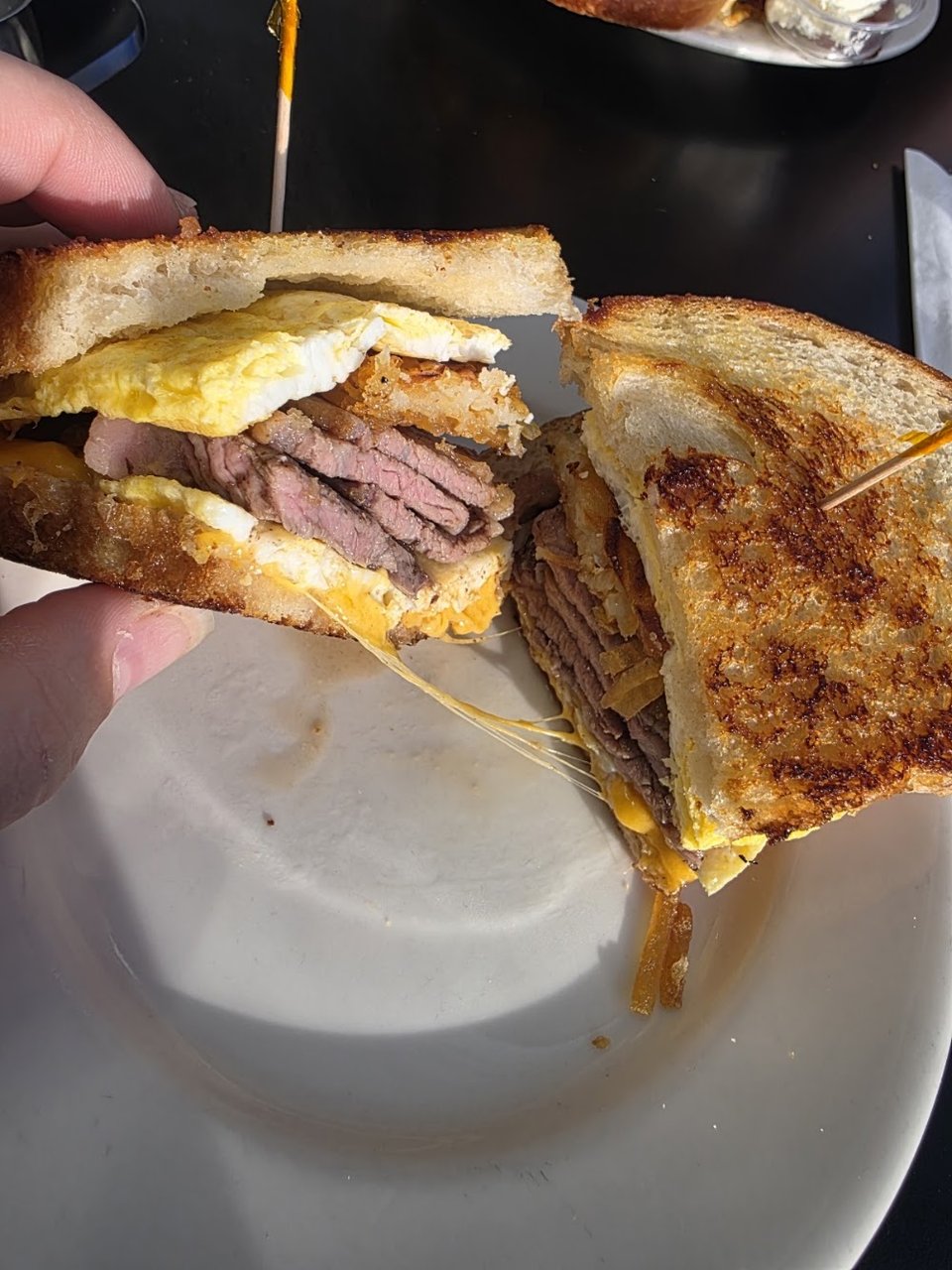 Tri-Tip Breakfast Sandwich